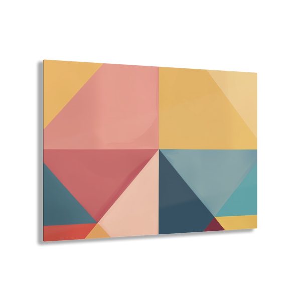 Soft Geometric Pyramid 03 - Acrylic Prints - Image 6