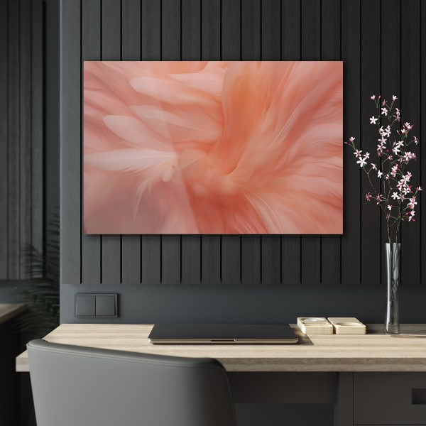 Lovely Fuzzy Feathers in Peach 01 - Acrylic Prints - Image 14