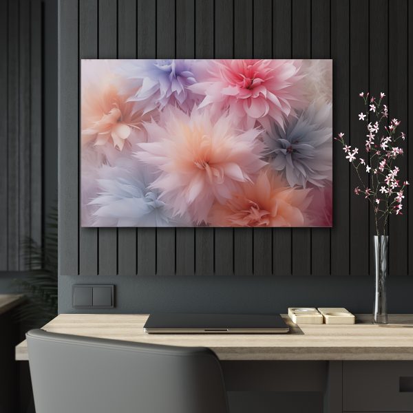 Pastel Palette Fantasy Feather Puffs - Acrylic Prints - Image 14