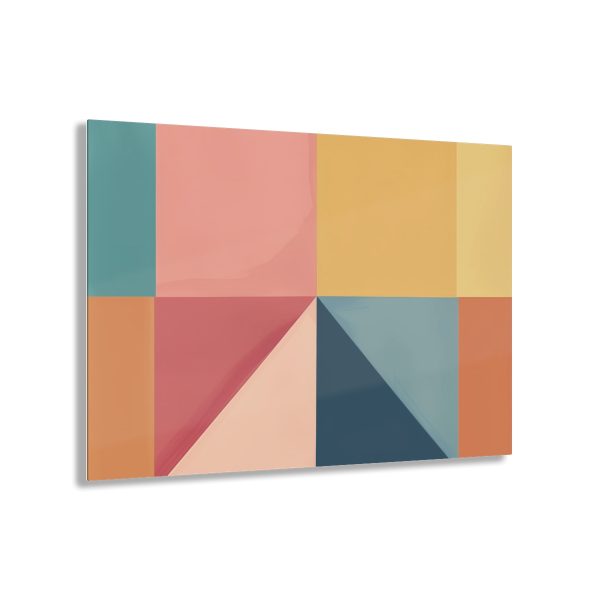 Soft Geometric Pyramid 01 - Acrylic Prints - Image 11