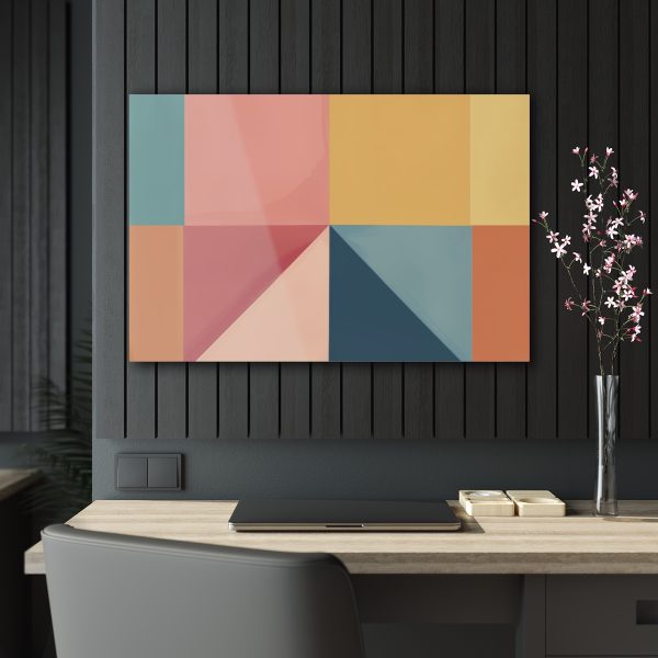 Soft Geometric Pyramid 01 - Acrylic Prints - Image 14