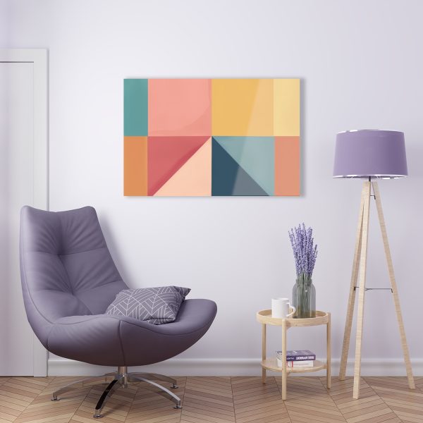 Soft Geometric Pyramid 01 - Acrylic Prints - Image 15