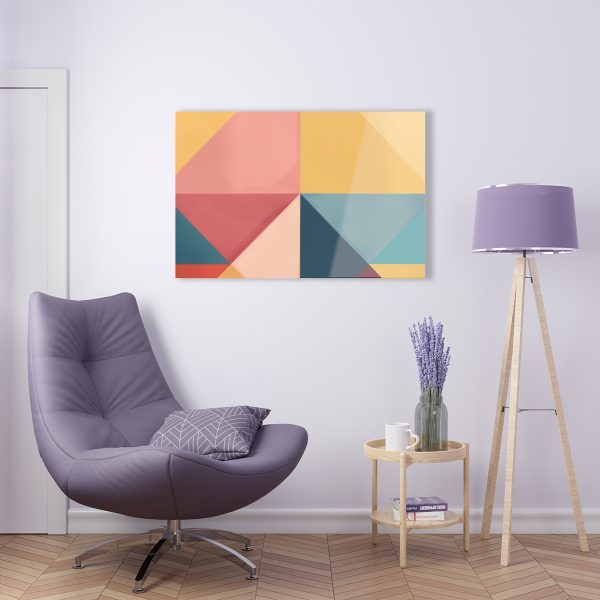 Soft Geometric Pyramid 03 - Acrylic Prints - Image 15