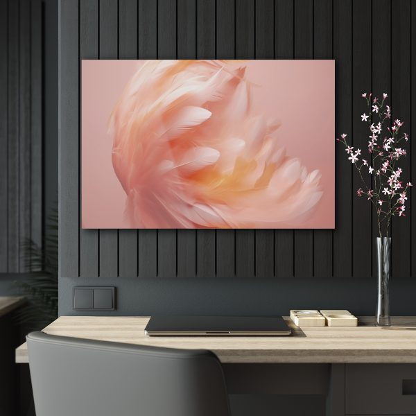 Lovely Fuzzy Feathers in Peach 02 - Acrylic Prints - Image 14