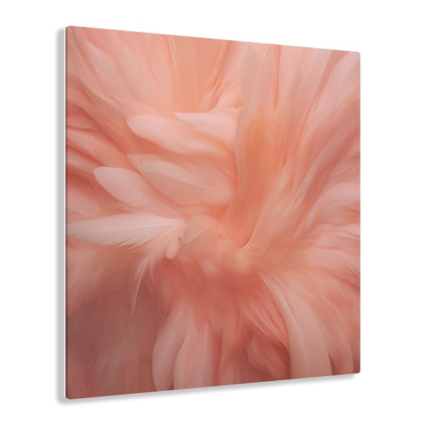 Lovely Fuzzy Feathers in Peach 01 - Acrylic Prints - Image 36