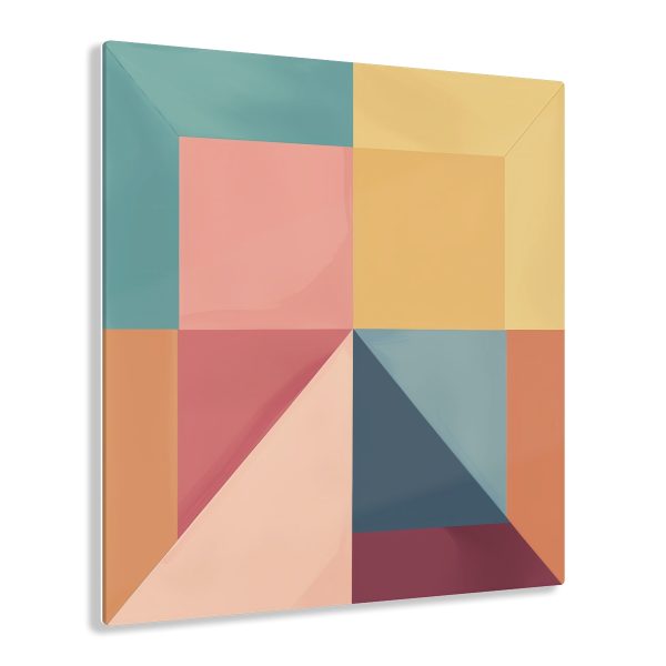 Soft Geometric Pyramid 01 - Acrylic Prints - Image 41