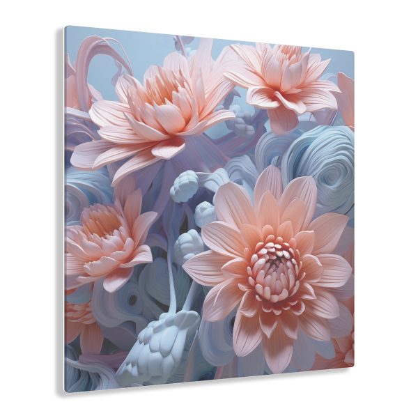 Foamy Floral Fusion 02 - Acrylic Prints