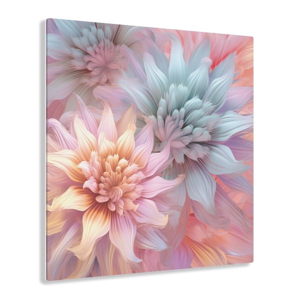 Pastel Fantasy Baroque Floral 03 - Acrylic Prints