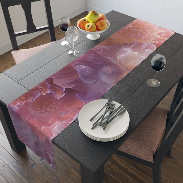 Floral Nebula 05 - Table Runner (Cotton, Poly) - Image 9