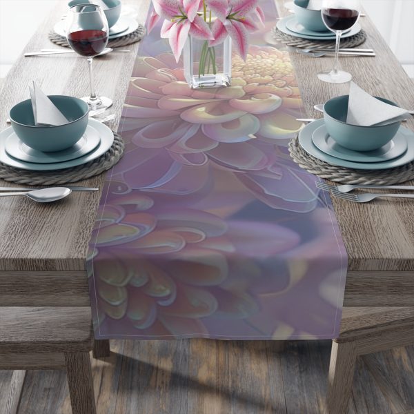 Floral Nebula 06 - Table Runner (Cotton, Poly) - Image 10