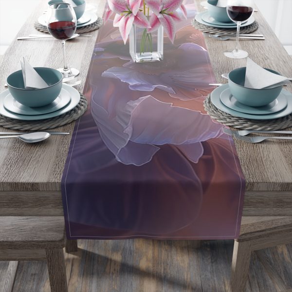 Floral Nebula 08 - Table Runner (Cotton, Poly) - Image 10