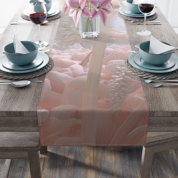 Foamy Floral Fusion 01 - Table Runner (Cotton, Poly) - Image 10