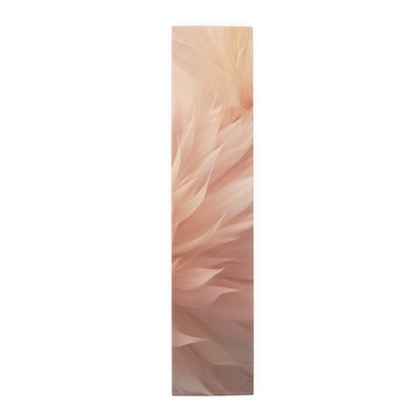 Lovely Fuzzy Buds in Peach 01 - Table Runner (Cotton, Poly) - Image 6