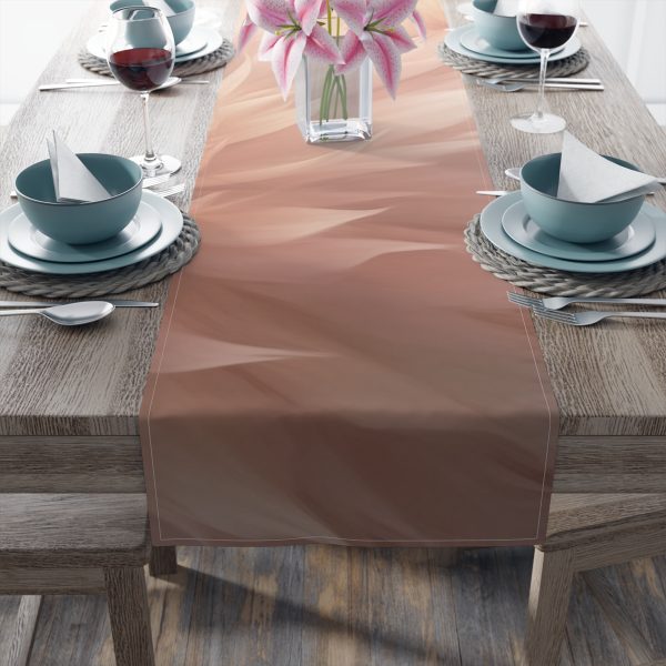 Lovely Fuzzy Buds in Peach 01 - Table Runner (Cotton, Poly) - Image 10