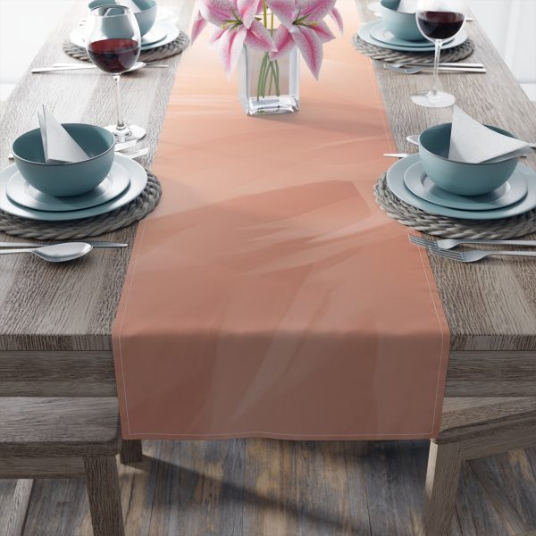 Lovely Fuzzy Buds in Peach 03 - Table Runner (Cotton, Poly) - Image 10