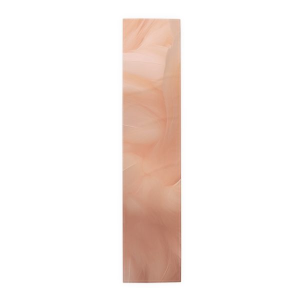 Lovely Fuzzy Feathers in Peach 01 - Table Runner (Cotton, Poly) - Image 6