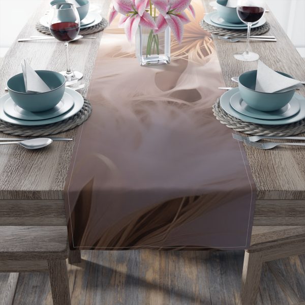 Soft Fantasy Feather Puffs - Table Runner (Cotton, Poly) - Image 10