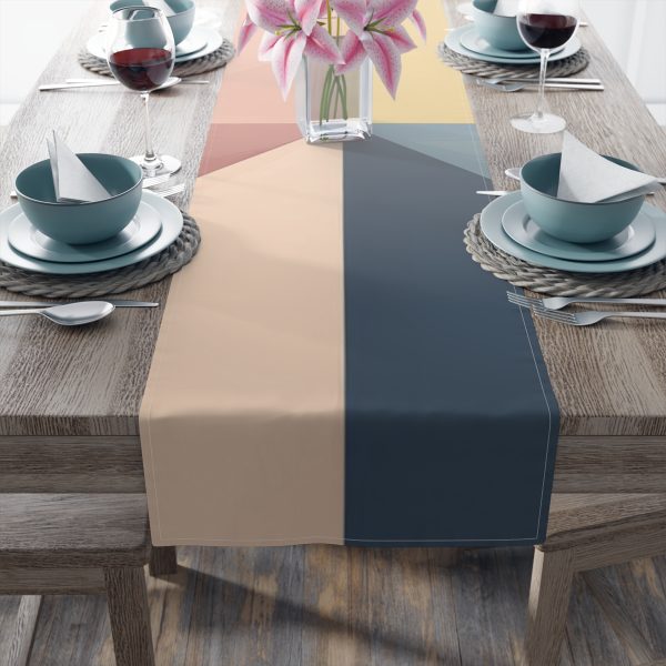 Soft Geometric Pyramid 02 - Table Runner (Cotton, Poly) - Image 10