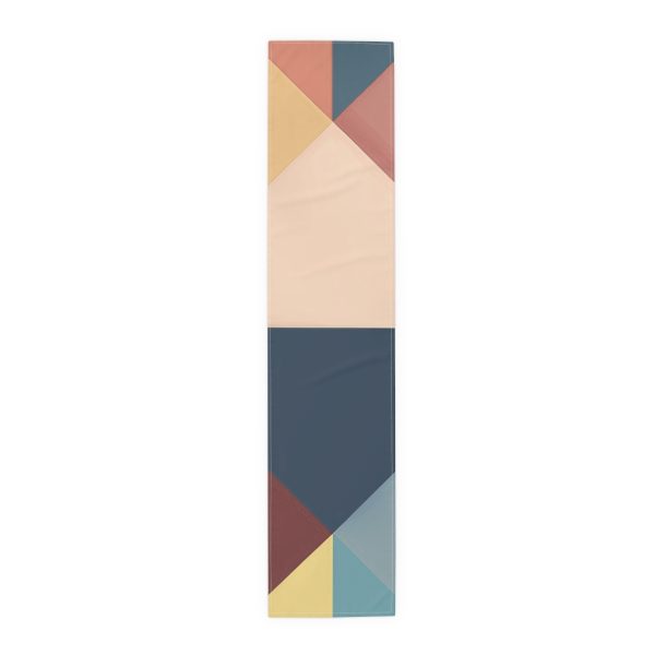 Soft Geometric Pyramid 03 - Table Runner (Cotton, Poly) - Image 6