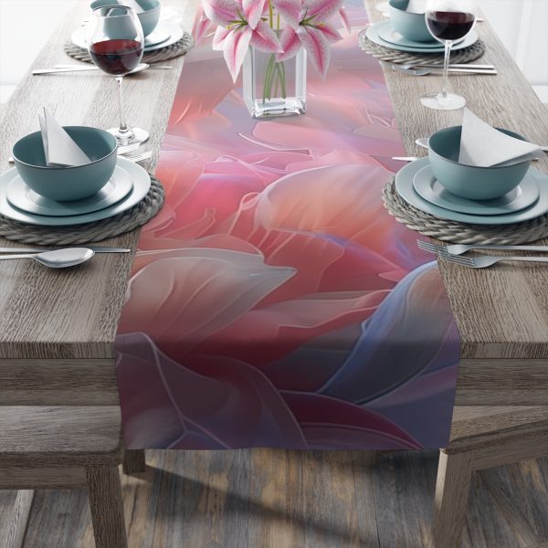 Floral Nebula 03 - Table Runner (Cotton, Poly) - Image 15