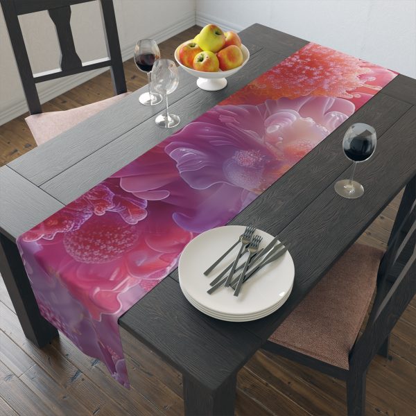 Floral Nebula 05 - Table Runner (Cotton, Poly) - Image 14