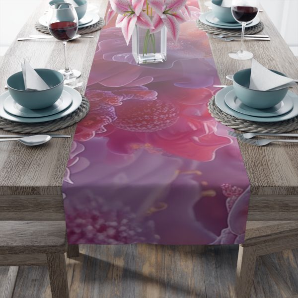 Floral Nebula 05 - Table Runner (Cotton, Poly) - Image 15