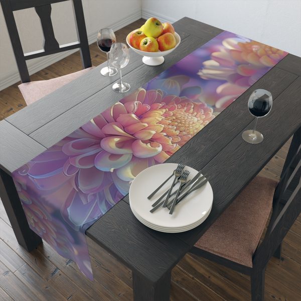 Floral Nebula 06 - Table Runner (Cotton, Poly) - Image 14