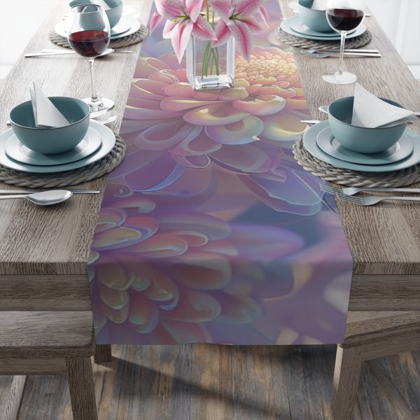 Floral Nebula 06 - Table Runner (Cotton, Poly) - Image 15