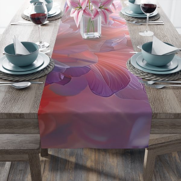 Floral Nebula 07 - Table Runner (Cotton, Poly) - Image 15