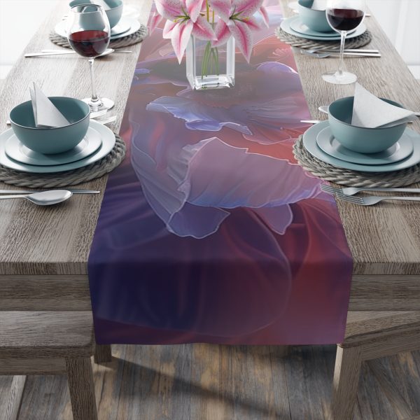 Floral Nebula 08 - Table Runner (Cotton, Poly) - Image 15