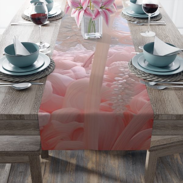 Foamy Floral Fusion 01 - Table Runner (Cotton, Poly) - Image 15