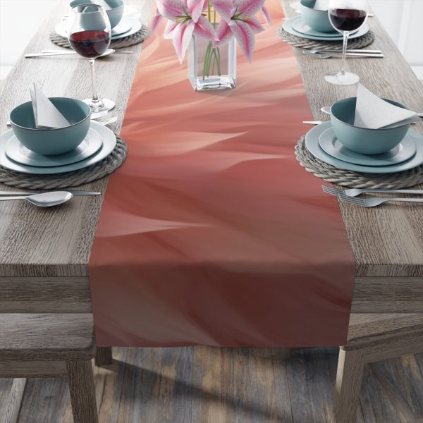 Lovely Fuzzy Buds in Peach 01 - Table Runner (Cotton, Poly) - Image 15