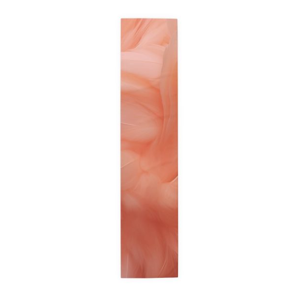 Lovely Fuzzy Feathers in Peach 01 - Table Runner (Cotton, Poly) - Image 11