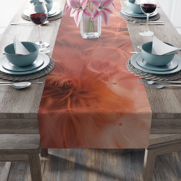 Lovely Fuzzy Fluff in Peach 02 - Table Runner (Cotton, Poly) - Image 15