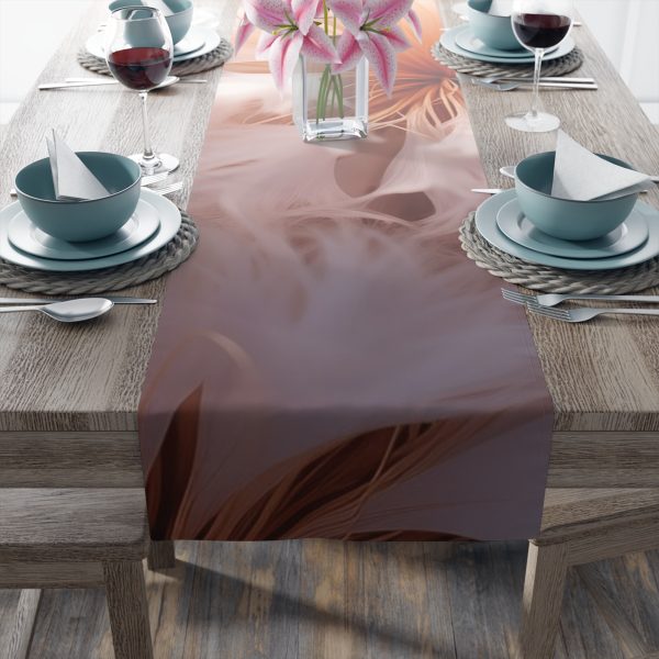 Soft Fantasy Feather Puffs - Table Runner (Cotton, Poly) - Image 15