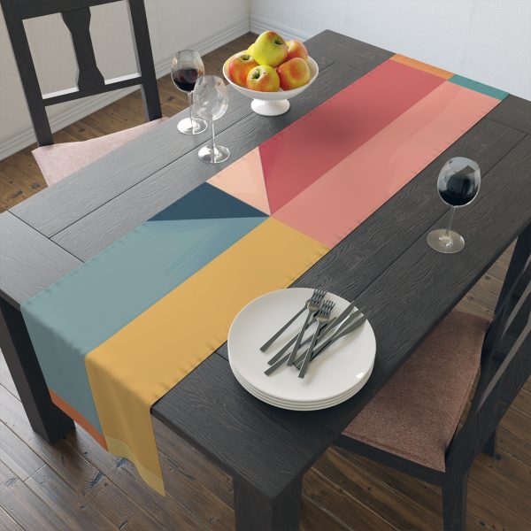 Soft Geometric Pyramid 01 - Table Runner (Cotton, Poly) - Image 14