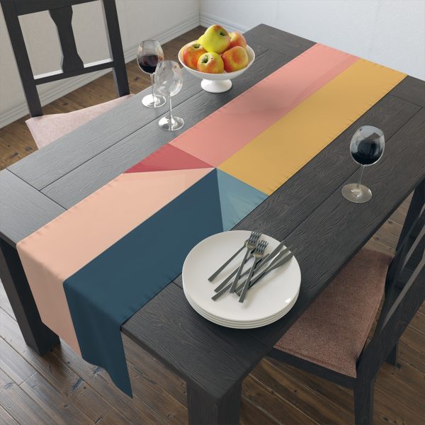 Soft Geometric Pyramid 02 - Table Runner (Cotton, Poly) - Image 14