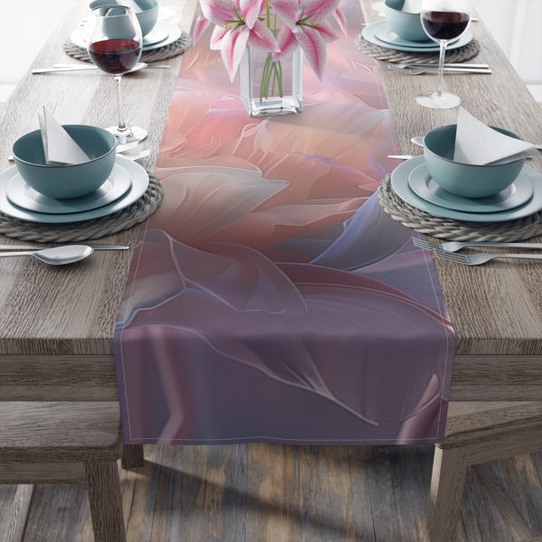 Floral Nebula 03 - Table Runner (Cotton, Poly) - Image 5