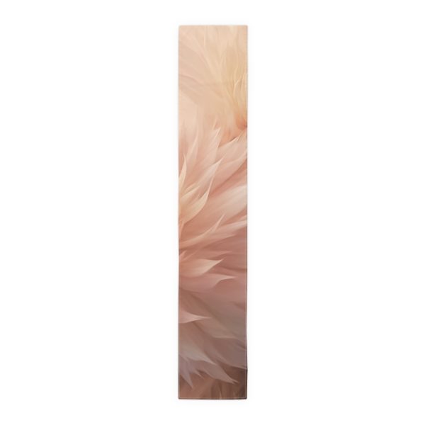 Lovely Fuzzy Buds in Peach 01 - Table Runner (Cotton, Poly) - Image 16