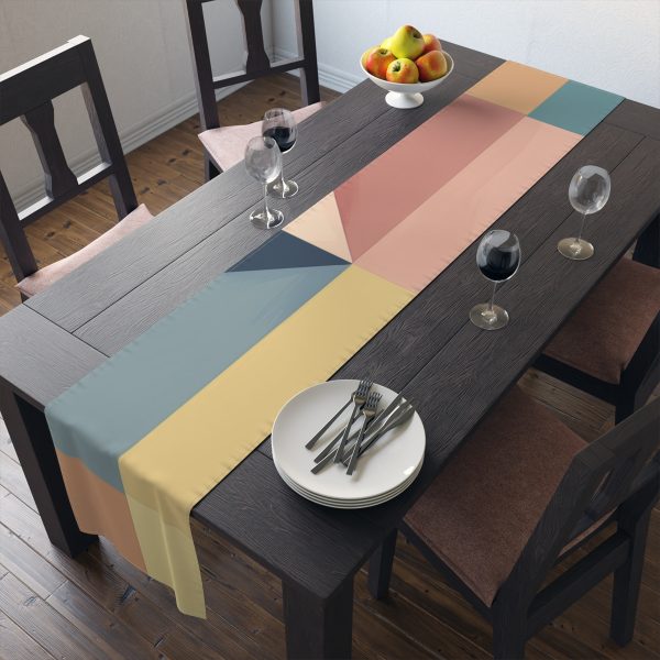 Soft Geometric Pyramid 01 - Table Runner (Cotton, Poly) - Image 19