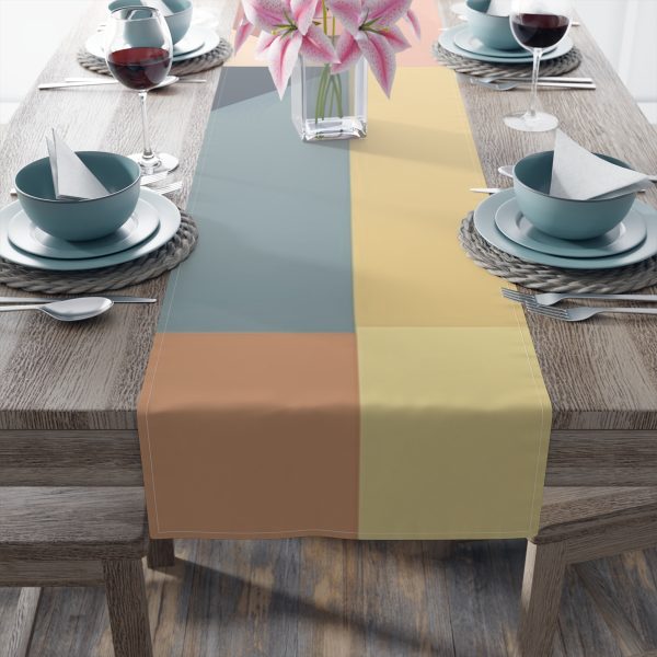 Soft Geometric Pyramid 01 - Table Runner (Cotton, Poly) - Image 20