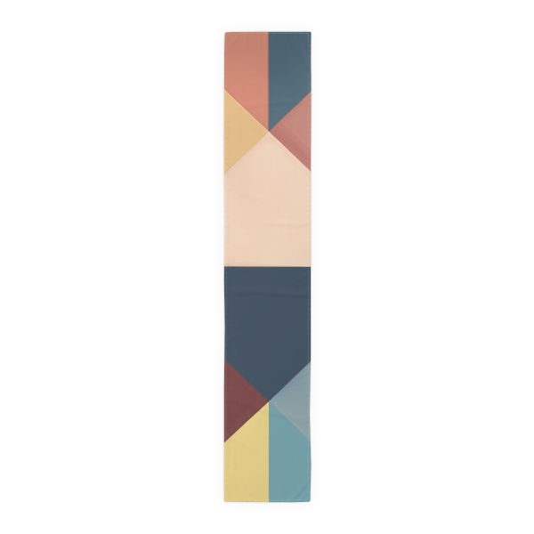 Soft Geometric Pyramid 03 - Table Runner (Cotton, Poly) - Image 16