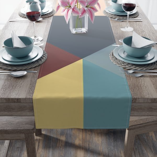 Soft Geometric Pyramid 03 - Table Runner (Cotton, Poly) - Image 20