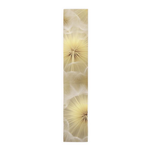 Dandelion Down Motif - Table Runner (Cotton, Poly)