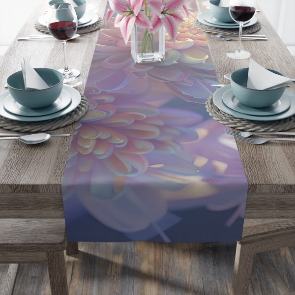 Floral Nebula 06 - Table Runner (Cotton, Poly) - Image 5