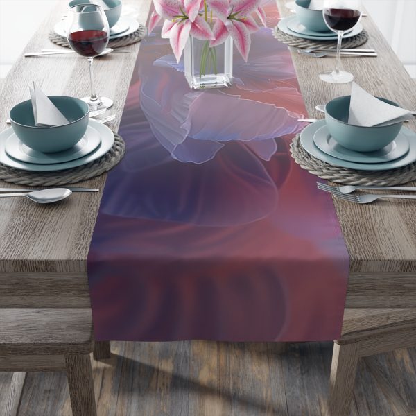 Floral Nebula 08 - Table Runner (Cotton, Poly) - Image 5