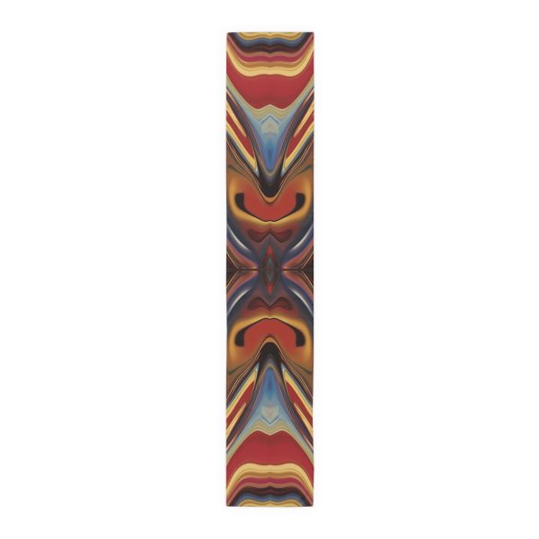 Lipnotic Kaleidoscope Background 01 - Table Runner (Cotton, Poly)