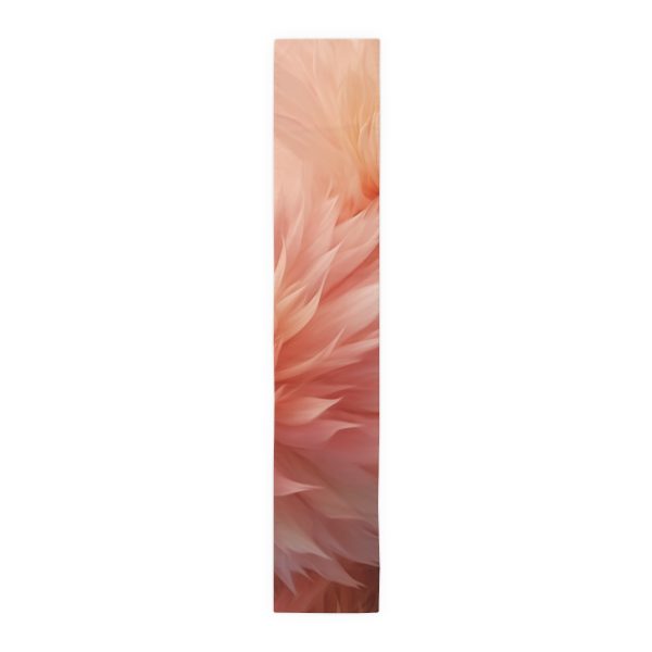 Lovely Fuzzy Buds in Peach 01 - Table Runner (Cotton, Poly)