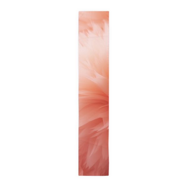 Lovely Fuzzy Buds in Peach 03 - Table Runner (Cotton, Poly)