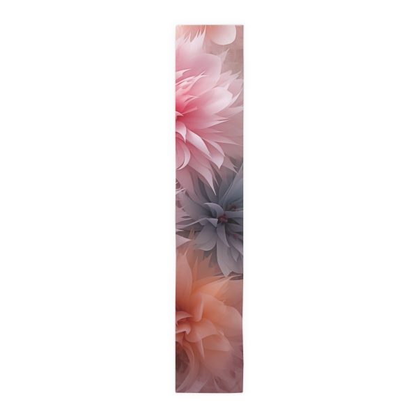 Pastel Palette Fantasy Feather Puffs - Table Runner (Cotton, Poly)